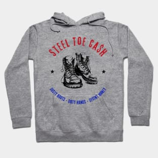 Steel Toe Cash Blue Collar Dollar Workers Hoodie